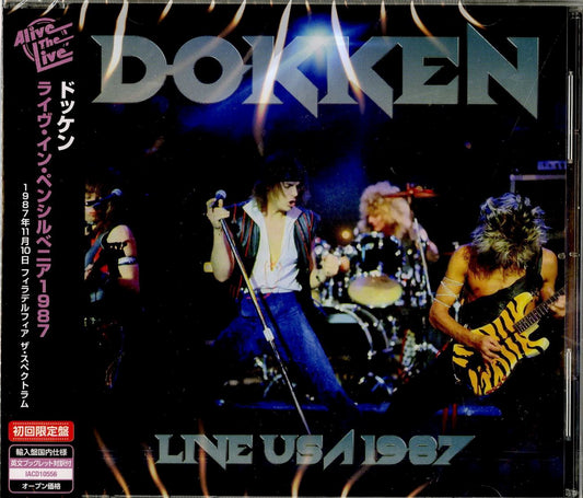 Dokken - Live Usa 1987 - Import CD Bonus Track Limited Edition