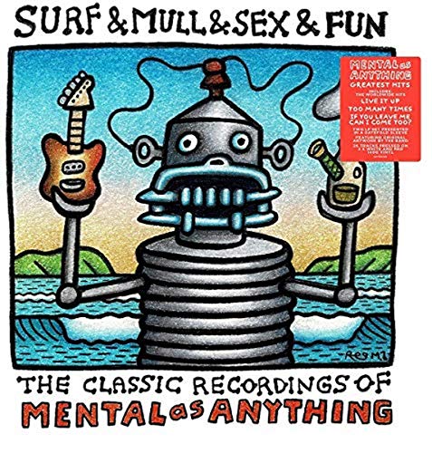 Mental As Anything - Surf & Mull & Sex & Fun＜Red/White Vinyl＞ - Import Vinyl LP Record