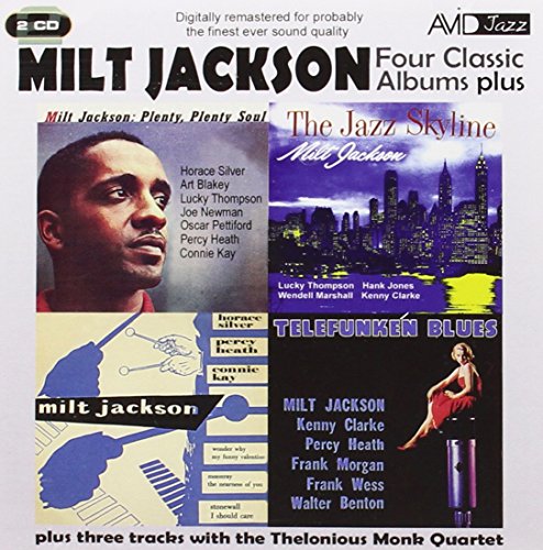 Milt Jackson - Four Classic Albums Plus (Plenty Plenty Soul/The Jazz Skyline/Milt Jackson/Telefunken Blues) - Import 2 CD