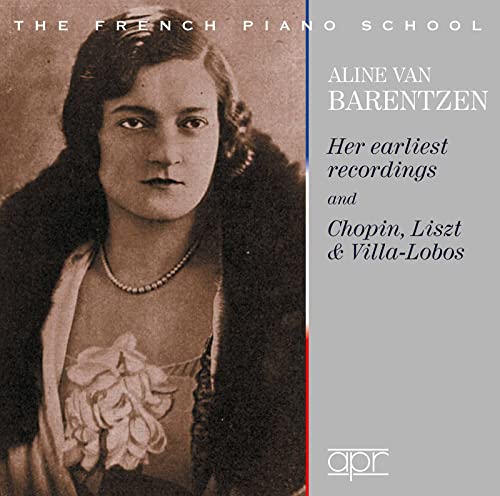 Aline Van Barentzen - Her Earliest Recordings - Import 2 CD