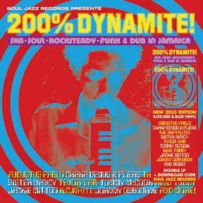 Various Artists - 200% Dynamite! Ska, Rocksteady, Funk & Dub in Jamaica＜Red&Blue Vinyl＞ - Import LP Record
