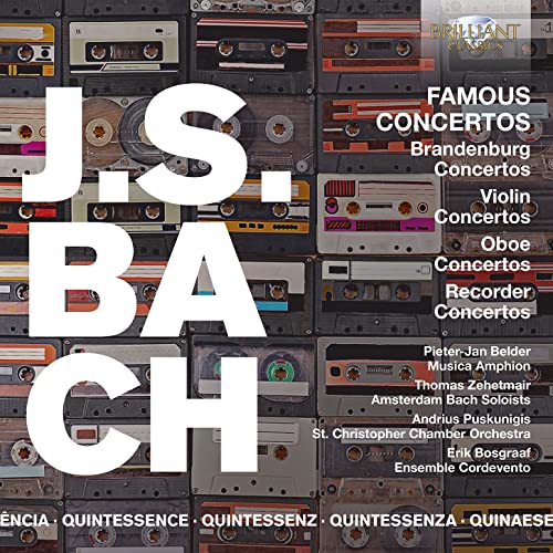 Bach (1685-1750) - Famous Concertos: Belder / Musica Amphion Zehetmai Suske(Vn Etc - Import 5 CD