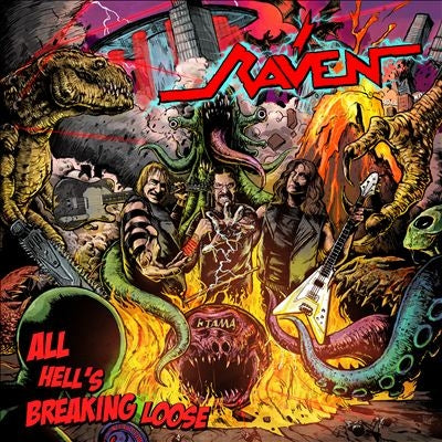 Raven - All Hell's Breaking Loose - Import LP Record