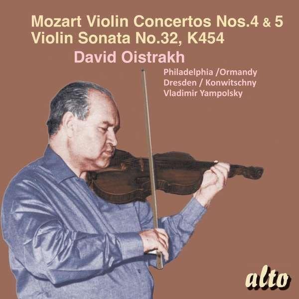 David Oistrakh - Mozart Violin Concertos Nos. 4 & 5, plus Violin Sonata K. 454 - Import CD