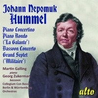 Martin Galling - Johann Nepomuk Hummel 1778-1837 'Collection' - Import CD