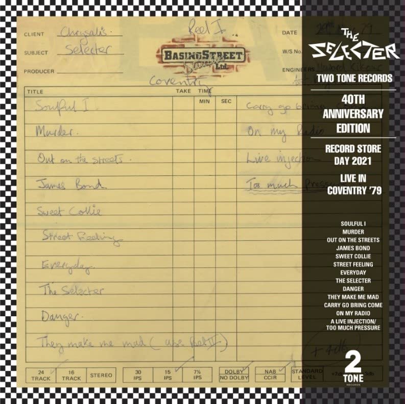 The Selecter - Live In Coventry '79＜Clear Vinyl＞ - Import LP Record