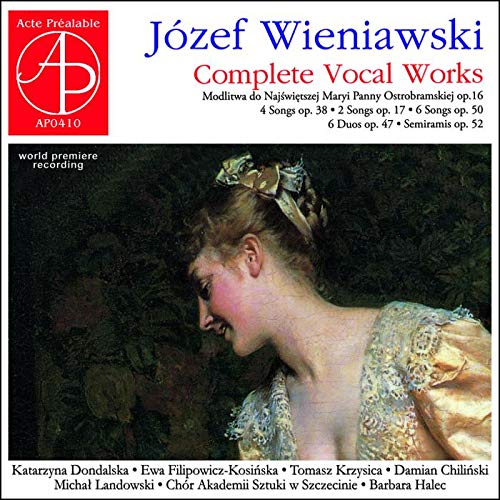Wieniawski, J. - Joseph Wieniawski : L'Oeuvre vocale. Dondalska, Filipowicz-Kosinska, Krzysica, Chilinski, Landowski, Halec. - Import CD