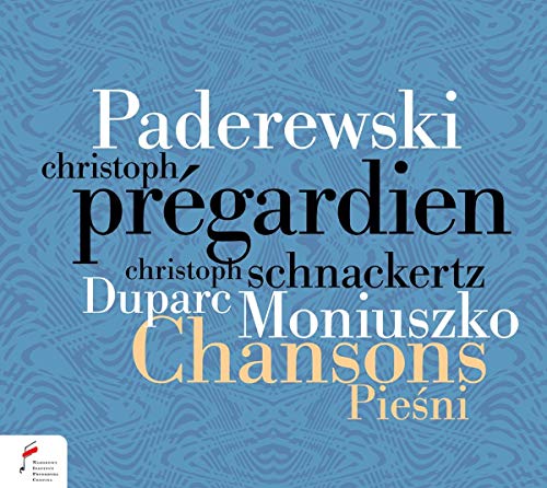 Christoph Prégardien and Christoph Schönherr - Songs-moniuszko, Duparc, Paderewski: Pregardien(T)Schnackertz(P) - Import CD