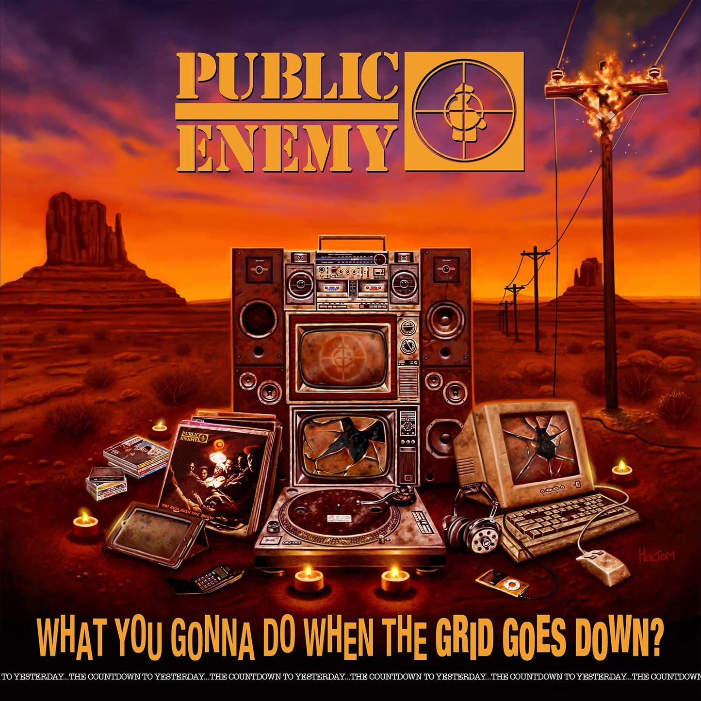 Public Enemy - What You Gonna Do When The Grid Goes Down? - Import LP Record