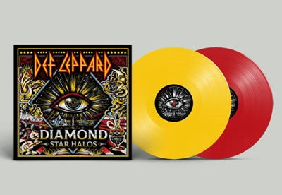 Def Leppard - Diamond Star Halos (Red/Yellow Vinyl) - Import Vinyl LP Record Limited Edition