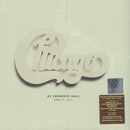 洋楽 Chicago at Carnegie Hall, April 10, 1971 Chicago - Chicago at Carnegie Hall, April 10, 1971 (Live) - Import