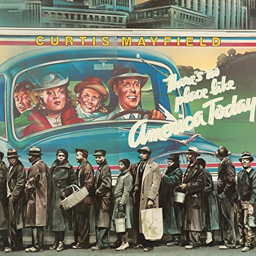 Curtis Mayfield - There's No Place Like America Today＜Blue Vinyl＞ - Import LP Record