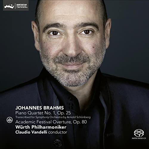 Brahms (1833-1897) - (Schoenberg)Piano Quartet No.1, Academic Festival Overture : Claudio Vandelli / Wurth Philharmonic (Hybrid) - Import SACD Hybrid