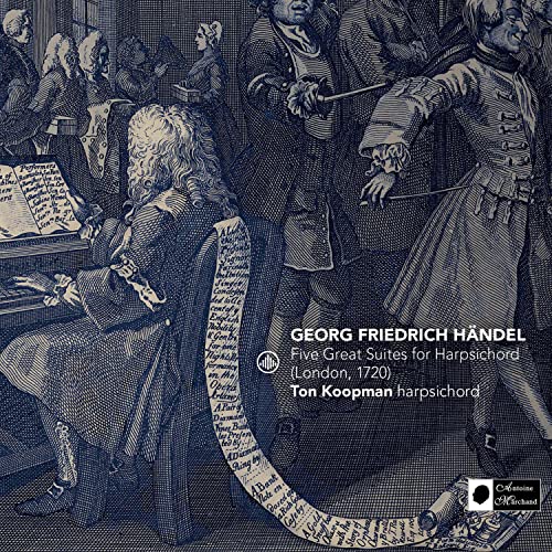 Handel (1685-1759) - Harpsichord Suites Nos.2, 3, 5, 7, 8 : Ton Koopman(Cemb) - Import CD