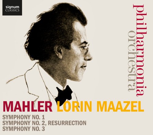 Mahler (1860-1911) - Symphonies Nos.1, 2, 3 : Maazel / Philharmonia, S.Matthews, De Young, Connolly (5CD) - Import 5 CD