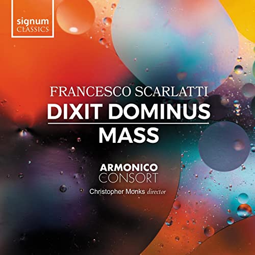 Scarlatti, Francesco (1666-1741) - Dixit Dominus, Mass: C.monks / Armonico Consort - Import CD