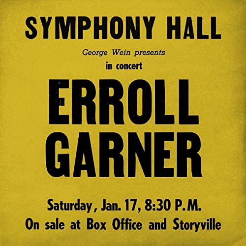 Erroll Garner - Symphony Hall Concert - Import Vinyl LP Record