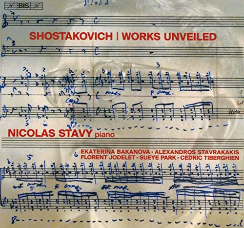 Shostakovich, Dmitri (1906-1975) - Works unveiled : Nicolas Stavy(P)Ekaterina Bakanova(S)Alexandros Stavrakakis(B)Florent Jodelet(Perc)Sueye Park(Vn)Cedric Tiberghien(P) - Import SACD Hybrid