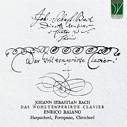Bach (1685-1750) - Well-Tempered Clavier : Enrico Baiano(Cemb, Fp, Clavichord)(4CD) - Import 4 CD