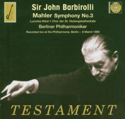Mahler (1860-1911) - Sym.3: Barbirolli / Bpo, L.west(Ms)(1969)+elizabethan Suite - Import 2 CD