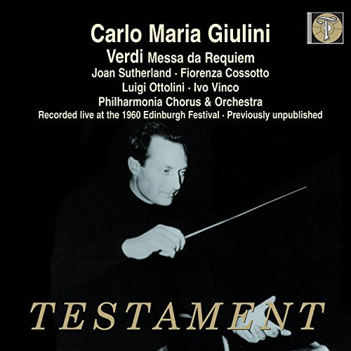 Verdi (1813-1901) - Requiem: Giulini / Po & Cho Sutherland Cossotto Ottorini Vinco(1960) - Import 2 CD