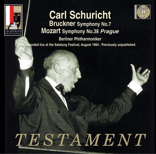 Bruckner (1824-1896) - "Bruckner Symphony No.7, Mozart Symphony No.38 : Schuricht / Berlin Philharmonic (1964 Salzburg)(2CD)" - Import 2 CD