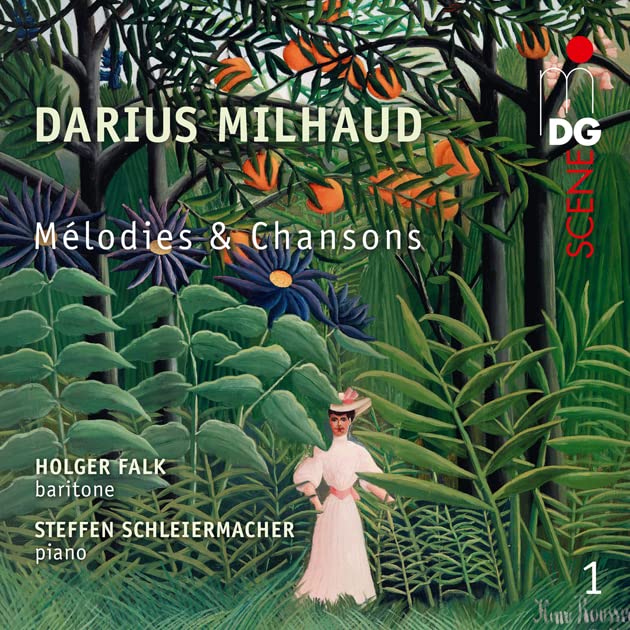 Milhaud, Darius (1892-1974) - Melodies et Chansons Vol.1 : Holger Falk(Br)Steffen Schleiermacher(P) - Import CD