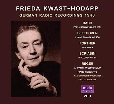 Frida Kahlo-Hodgson - Frieda Kwast-hodapp: German Radio Recordings 1948 (2CD) - Import Mini LP 2 CD