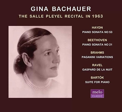 Gina Bachauer - Gina Bachauer: The Salle Pleyel Recital In 1963 - Import Mini LP CD