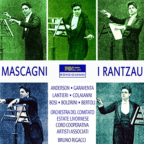 Mascagni, Pietro (1863-1945) - I Rantzau : Rigacci / Comitato Estate Livornese, B.Aanderson, Garaventa, etc (1992 Stereo)(2CD) - Import 2 CD