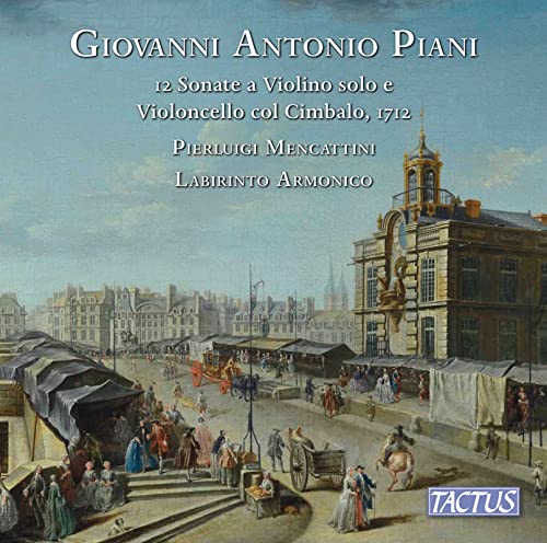 Piani, Giovanni Antonio (1678-1760) - Sonate A Violino Solo Op, 1, : Mencattini(Vn)Labirinto Armonico (2CD) - Import 2 CD