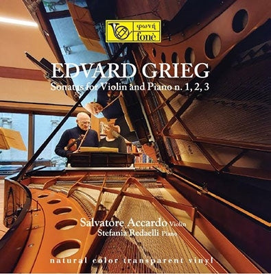 Salvatore Accardo,Stefania Radaelli ,Grieg (1843-1907) - Violin Sonata, 1, 2, 3, : Accardo(Vn)Radaelli(P)(Vinyl) - Import LP Record