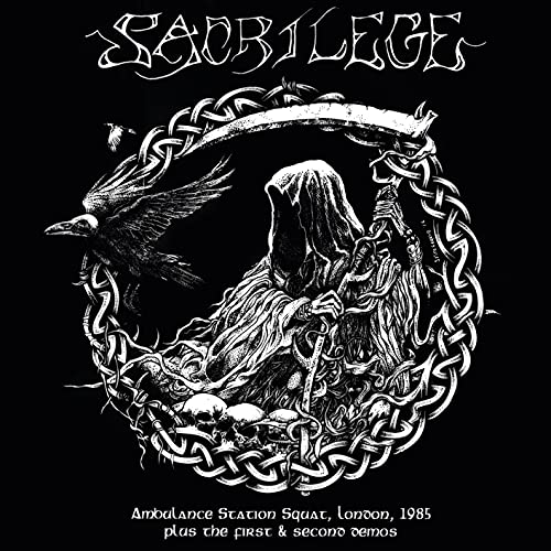Sacrilege - Ambulance Station Squat London 1985/1st And 2nd Demos＜Clear & Black Splatter Vinyl＞ - Import LP Record Limited Edition