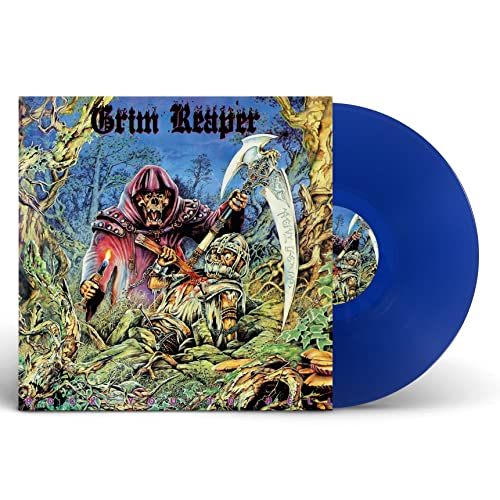 Grim Reaper - Rock You To Hell＜Blue Vinyl＞ - Import LP Record Limited Edition