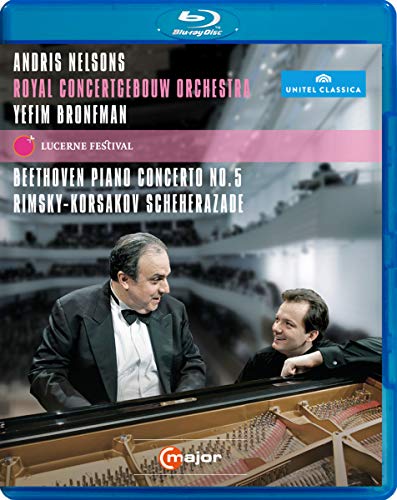 Beethoven (1770-1827) - Beethoven Piano Concerto No.5, Rimsky-Korsakov Scheherazade, etc : Bronfman(P)Nelsons / Concertgebouw Orchestra - Import Blu-ray Disc