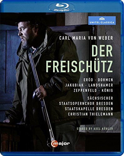 Weber (1786-1826) - Der Freischutz: Kohler Thielemann / Staatskapelle Dresden, Erod, Dohmen, Jakubiak, Landshamer, Zeppenfeld, etc (2015 Stereo) - Import Blu-ray Disc