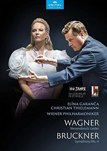 Bruckner (1824-1896) - Bruckner Symphony No.4, Wagner Wesendonck Lieder : Christian Thielemann / Vienna Philharmonic, Elina Garanca(Ms) - Import DVD