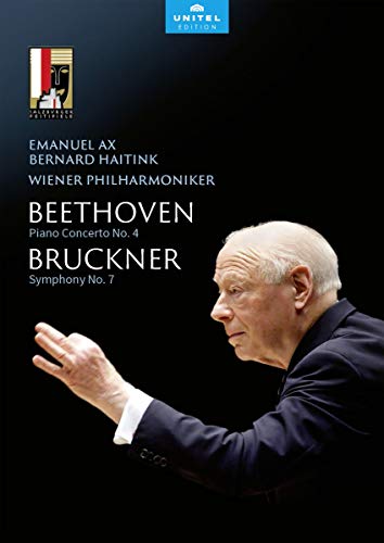 Bruckner (1824-1896) - Bruckner Symphony No.7, Beethoven Piano Concerto No.4 : Bernard Haitink / Vienna Philharmonic, Emanuel Ax(P)(2019 Salzburg) - Import DVD