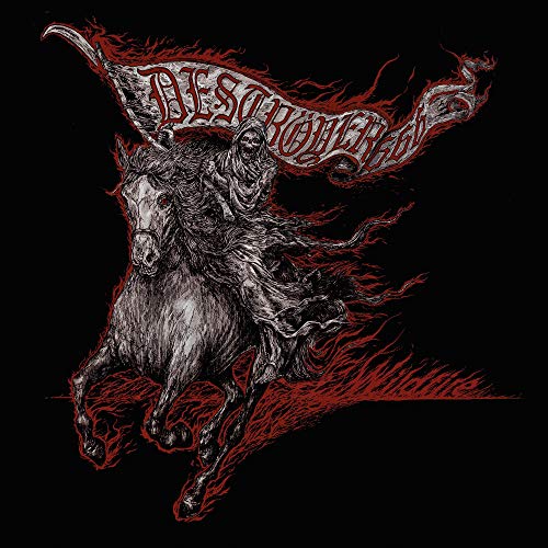 Destroyer 666 - Wildfire (Silver & Black Marbl - Import LP Record