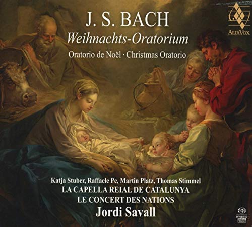 Bach (1685-1750) - Weihnachts-Oratorium : Jordi Savall / Le Concert des Nations, La Capella Reial de Catalunya (2SACD)(Hybrid) - Import 2 SACD Hybrid