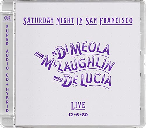 Al Di Meola 、 John Mclaughlin 、 Paco De Lucia - Saturday Night In San Francisco - Import SACD Hybrid