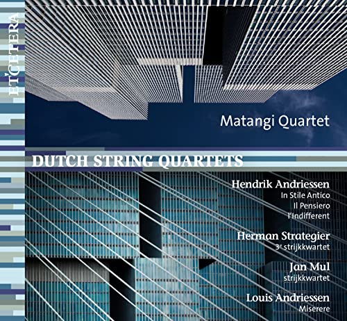Matanji String Quartet - String Quartets from the Netherlands (Classical Album) - Import CD