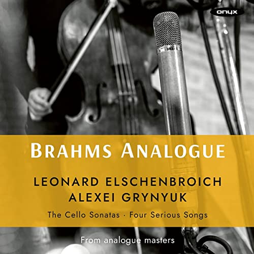 Brahms (1833-1897) - Brahms Analogue -Cello Sonatas Nos.1, 2, Lieder Arrangements : Leonard Elschenbroich(Vc)Alexei Grynyuk(P) - Import CD
