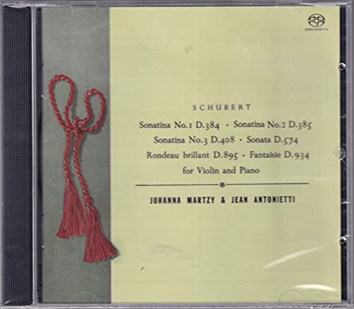 Schubert (1797-1828) - Complete Works for Violin & Piano : Johanna Martzy(Vn)Jean Antonietti(P)(Single Layer) - Import SACD