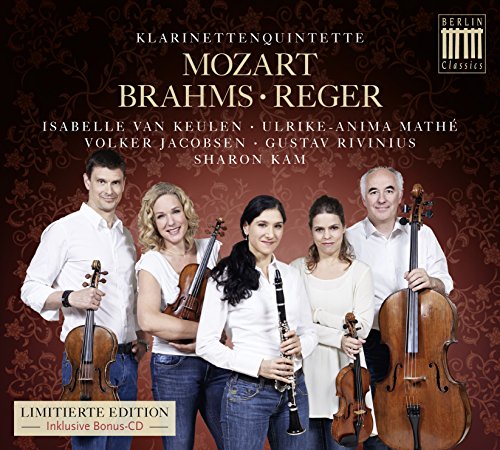 Mozart / Brahms - Clarinet Quintet: S.kam(Cl)Keulen U-a.mathe(Vn)V.jacobsen(Va)Rivinius(Vc)+reger - Import 2 CD