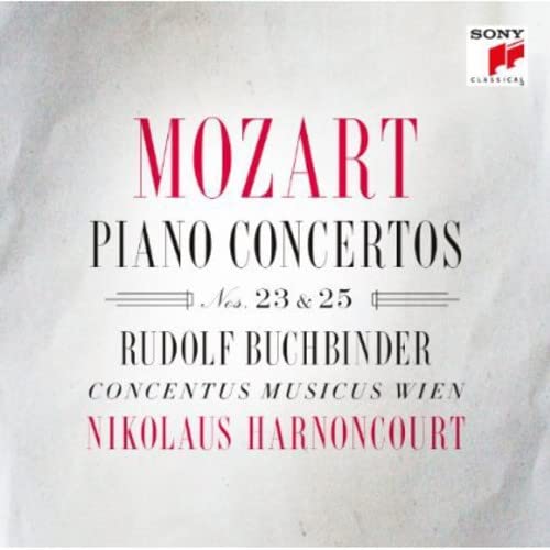 Mozart (1756-1791) - Piano Concertos Nos.23, 25 : Buchbinder(Fp)Harnoncourt / Concentus Musicus Wien - Import CD