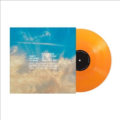 Thirty Seconds To Mars - It's The End The World But It's A Beautiful Day＜Orange Vinyl＞ - Import LP Record