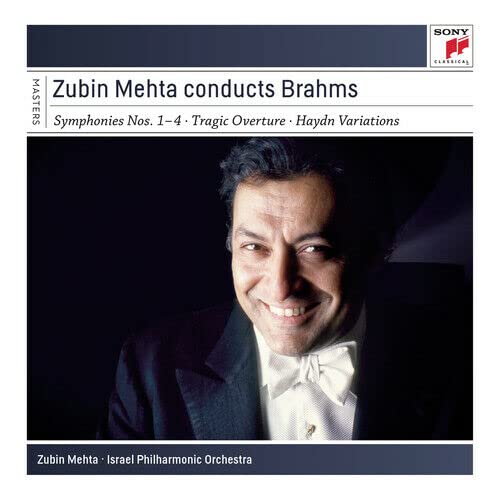 Brahms (1833-1897) - Comp.symphonies: Mehta / Ipo +tragic Overture, Haydn Variations - Import 4 CD Box