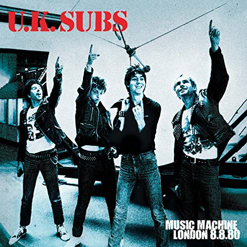 U.K. Subs - Music Machine London 8/8/80 - Red - Import LP Record