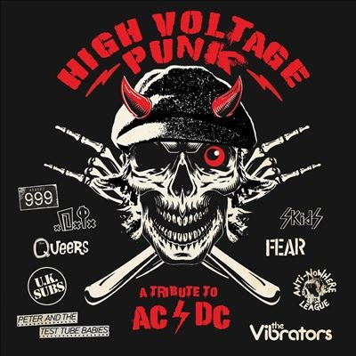 Various Artists - A Punk Tribute to AC/DC＜Red & Black Splatter Vinyl＞ - Import LP Record
